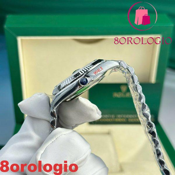 Rolex Day-Date 40 Quadrante Nero MOP Q Factory 185g Miglior Replica 40mm Orologio - immagine 9