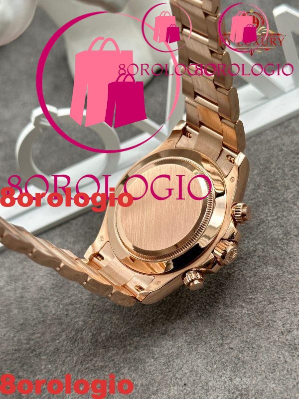 Replica Rolex Daytona 116505-0017 CNC 1:1 Personalizzato in Oro Massiccio 18K con Diamanti CVD 40mm Orologio - immagine 7