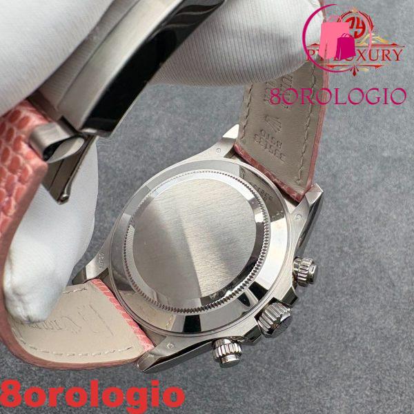 Rolex Daytona 116519 Quadrante Pink Beach MOP Cinturino in Pelle di Coccodrillo Replica Migliore 1:1 40mm Orologio - immagine 7