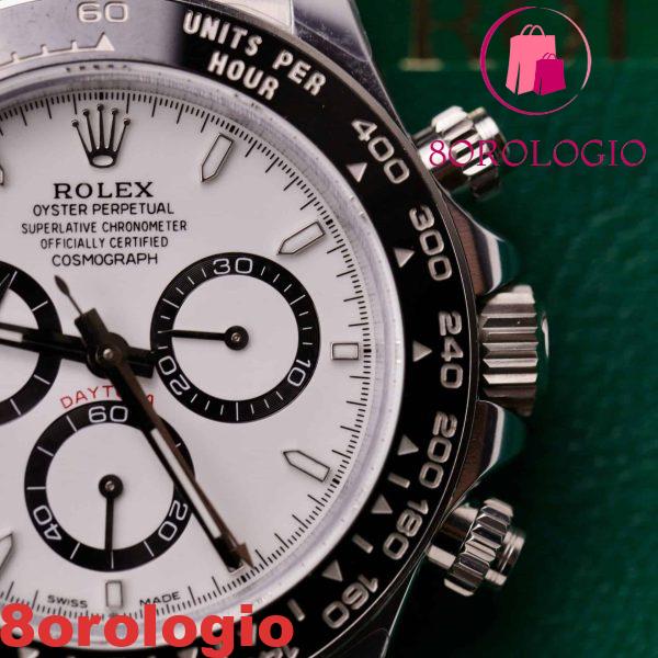 Rolex Daytona 126500LN-0001 Quadrante Panda Bianco Movimento 4131 Replica Q Factory 40mm Top Quality Orologio - immagine 10