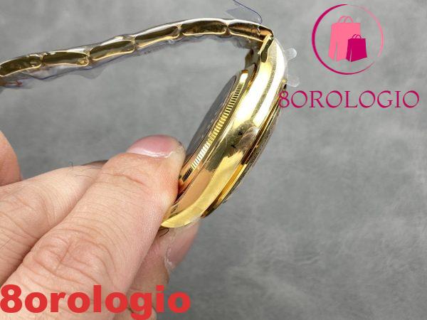 Rolex Daytona 126508-0002 Oro Giallo Quadrante Nero e Colore Champagne 180g Replica di Alta Qualità QF 40mm Orologio - immagine 8