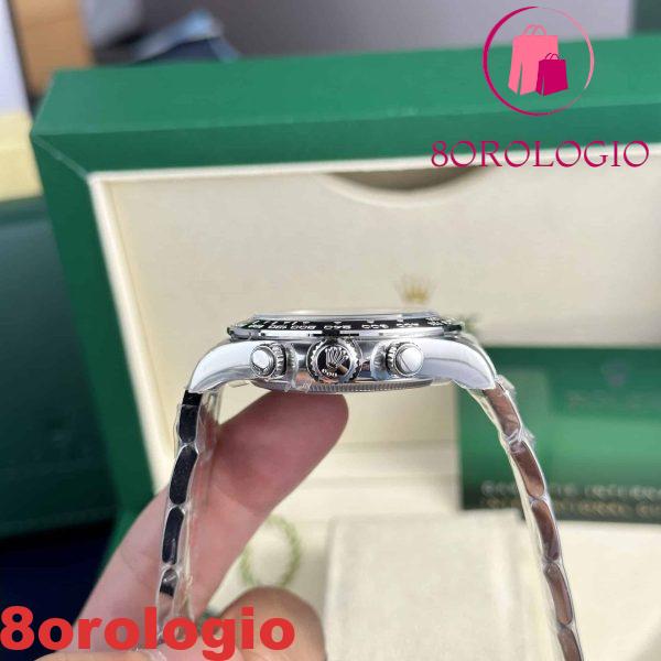 Rolex Daytona Panda 126500LN Quadrante Bianco Replica Super Clone Clean Factory 40mm Orologio - immagine 9
