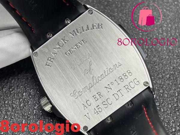 Replica Franck Muller Vanguard V45 Croatia ZVONIMIR Acciaio Cinturino in Pelle 1:1 Migliore Copia ABF 45mm Orologio - immagine 7