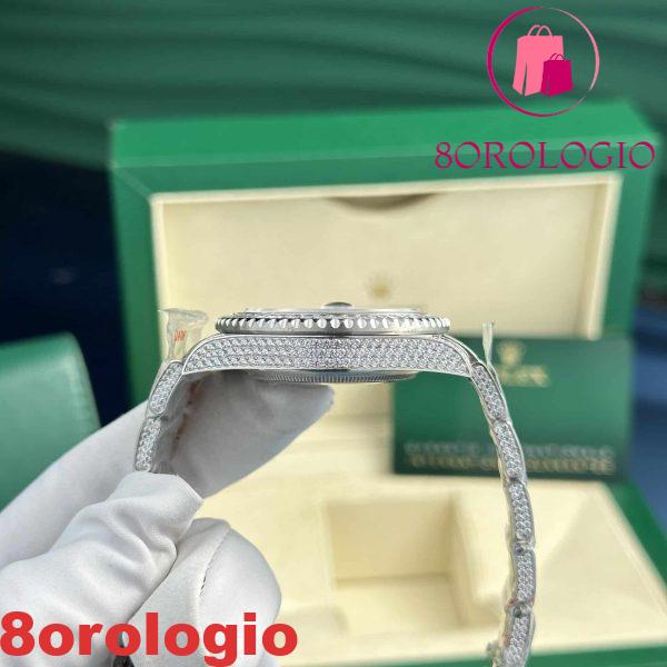 Replica Rolex GMT-Master II "Ice" 116769TBR Diamante AMG Factory 40mm Orologio - immagine 8