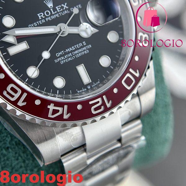 Rolex GMT-Master II 126710BLRO Pepsi Bracciale Oyster Clean Factory V3 Replica di Migliore Qualità 40mm Orologio - immagine 9