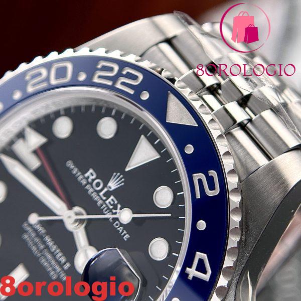 Rolex GMT-Master II 126710BLRO-0001 Pepsi Jubilee Bracelet Replica 1:1 Clean Factory 40mm Orologio - immagine 11