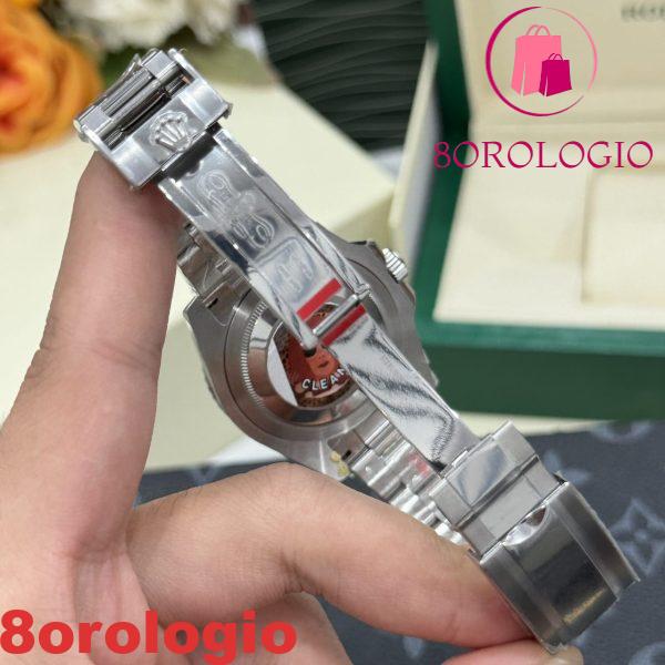 Rolex GMT-Master II 126710GRNR Bruce Wayne Quadrante Nero Lunetta in Ceramica Nero Grigio Bracciale Oyster Miglior Replica Clean Factory 40mm Orologio - immagine 7