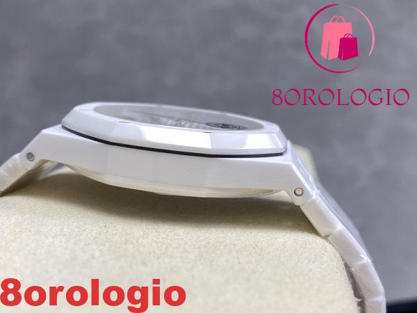 Audemars Piguet Royal Oak 15500 White Ceramic White Dial replica 1:1 Super Clone APSF 41mm Orologio - immagine 8