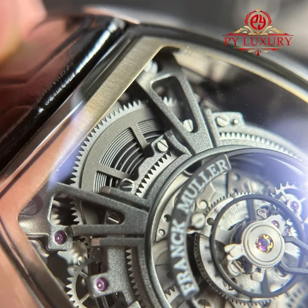 Franck Muller Curvex CX Grand Central Tourbillon Skeleton Dial Miglior Replica 36 X 53.1mm Orologio - immagine 11