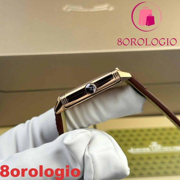 Jaeger – LeCoultre Reverso Tribute Monoface Small Seconds Q713256J Oro Rosa Quadrante Bordeaux Miglior Replica MGF 45.6×27.4mm Orologio - immagine 8