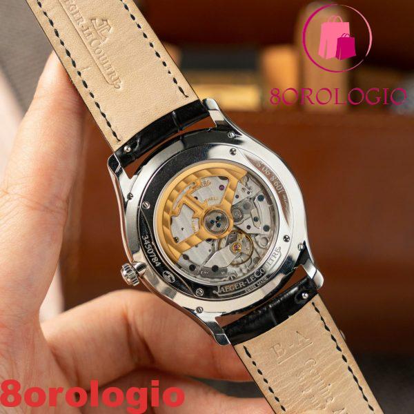Replica Jaeger-LeCoultre Master Ultra Thin Small Seconds Q1218420 Quadrante Argento Pelle 39mm Migliore Orologio - immagine 7