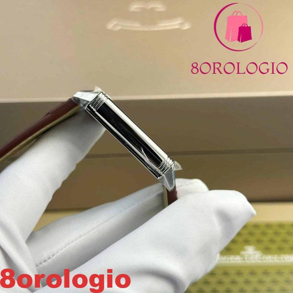 Jaeger-LeCoultre Reverso Tribute Monoface Small Seconds Q397846J Quadrante Bordeaux Migliore Replica MGF 45.6×27.4mm Orologio - immagine 8