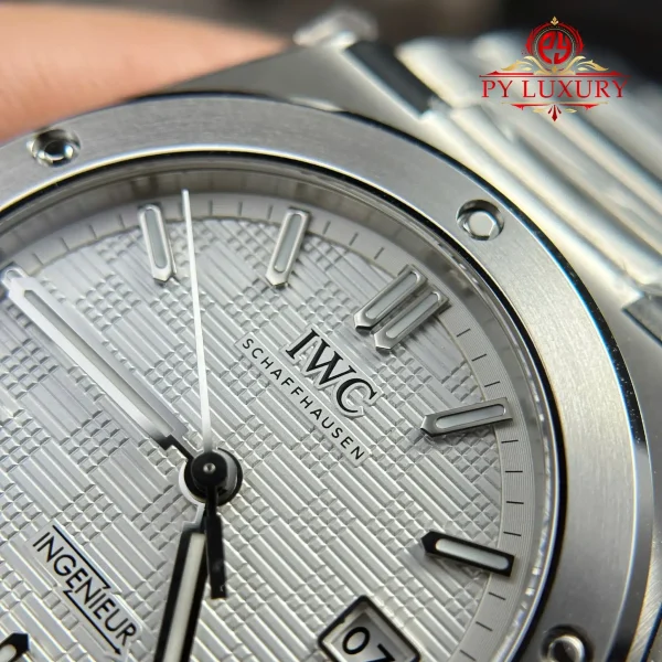 IWC Ingenieur Automatic IW328902 Quadrante Bianco Miglior Replica V7 Factory 40mm Orologio - immagine 11