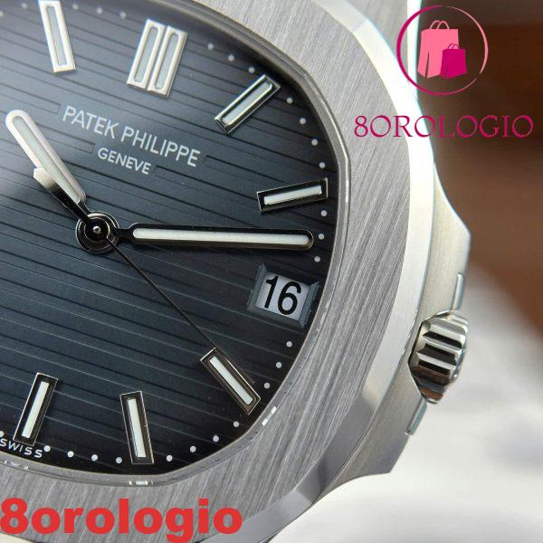 Patek Philippe Nautilus 5711/1A-010 Quadrante Blu Modificato Max Opzioni Miglior Replica Super Clone 40mm Orologio - immagine 7