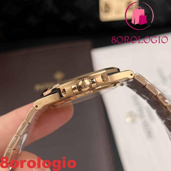 Patek Philippe Nautilus 5711/1R Oro Rosa Quadrante Grigio Replica Super Clone Fabbrica 3K 40mm Orologio - immagine 7
