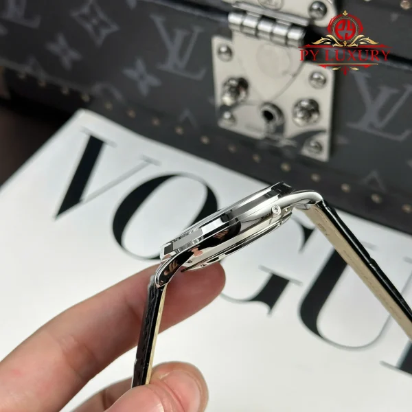 Jaeger LeCoultre Master Ultra Thin Perpetual Calendar 130842J Quadrante Argento Miglior Replica VR Factory 39mm Orologio - immagine 8