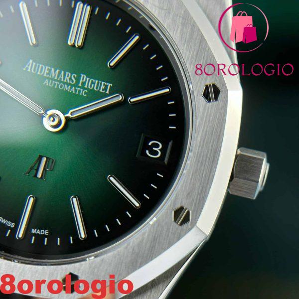 Audemars Piguet Royal Oak 16202PT Quadrante Verde Fumato Migliore Replica ZF 39mm Orologio - immagine 10