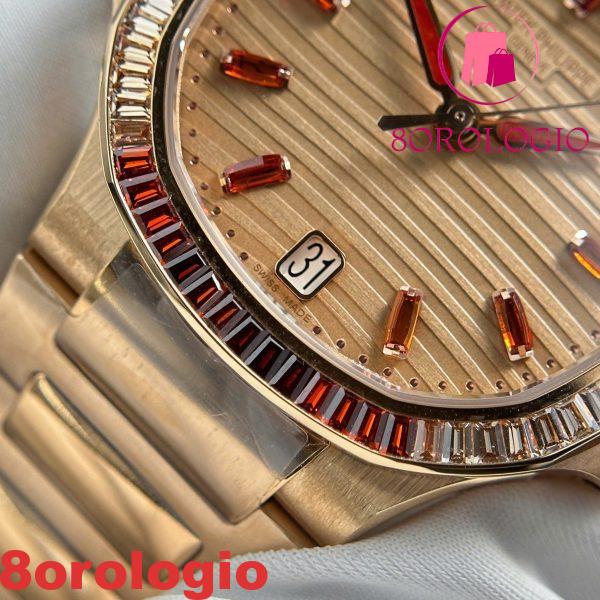Patek Philippe Nautilus 7118/1300R-001 Quadrante in Oro Oro Rosa Replica 1:1 3KF 35,2mm Orologio - immagine 7