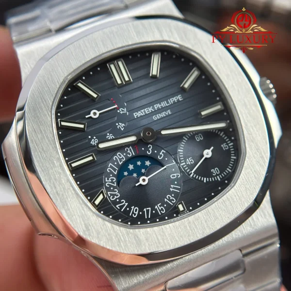 Patek Philippe Nautilus 5712/1A Quadrante Blu Replica di Alta Qualità PPF V3 40mm Orologio - immagine 7