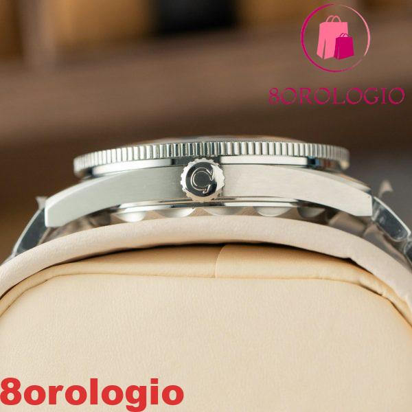 Omega Seamaster 300 Heritage Quadrante Nero Bracciale in Acciaio Miglior Replica VSF 41mm Orologio - immagine 7