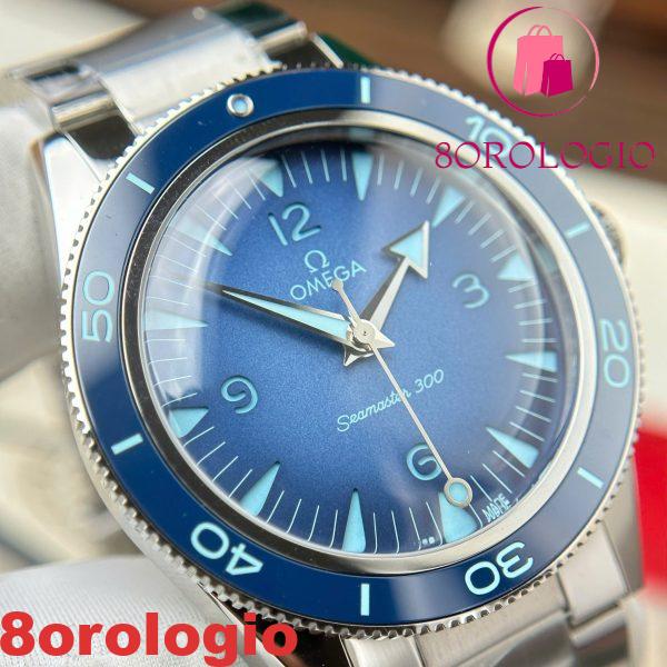 Omega Seamaster 300 Heritage Summer Blue Edition Replica VSF 41mm Migliore Orologio - immagine 10