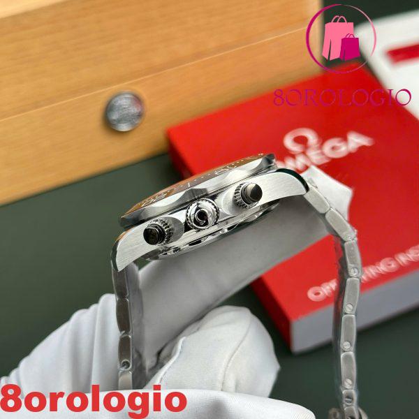 Omega Seamaster Diver 300M Chronograph Quadrante Nero Replica N1 Factory 44mm Orologio - immagine 9
