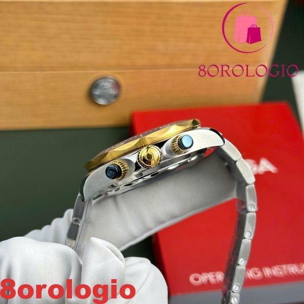 Omega Seamaster Diver 300M Chronograph Due Tono Quadrante Blu Miglior Replica N1 Factory 44mm Orologio - immagine 8