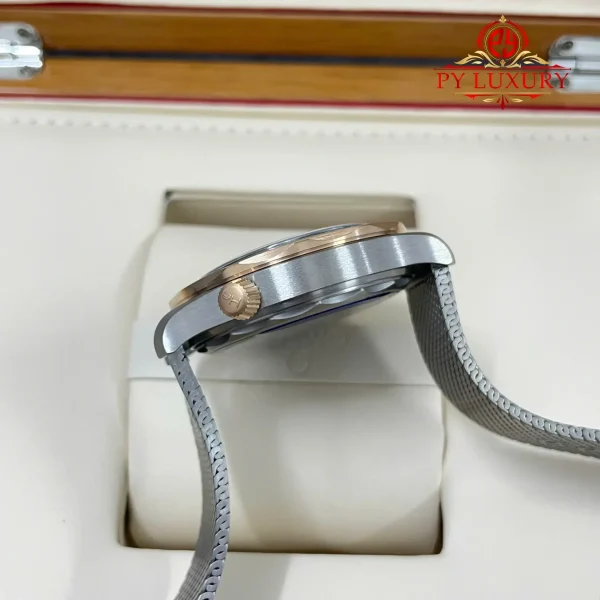Omega Seamaster Diver 300M Bronze Gold su Quadrante Verde Sabbia Titanio 1:1 Migliore Replica VSF 42mm Orologio - immagine 8