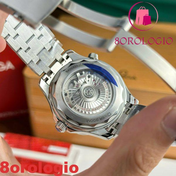 Omega Seamaster Diver 300M Acciaio Quadrante Verde Ghiera in Ceramica Verde Miglior Replica VSF 42mm Orologio - immagine 7