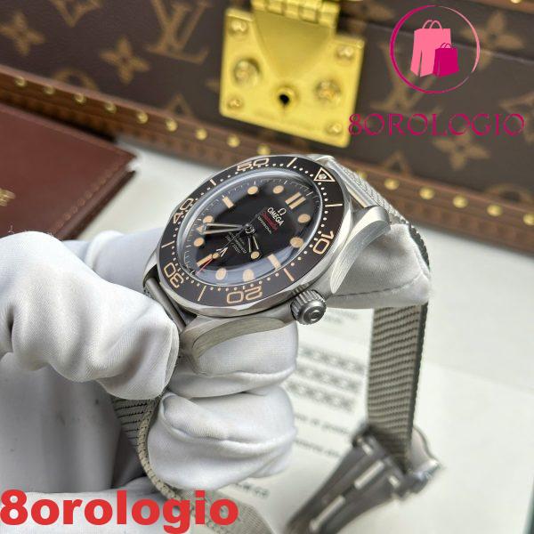 Omega Seamaster James Bond 007 No Time To Die Titanio Migliore Replica VSF 42mm Orologio - immagine 10