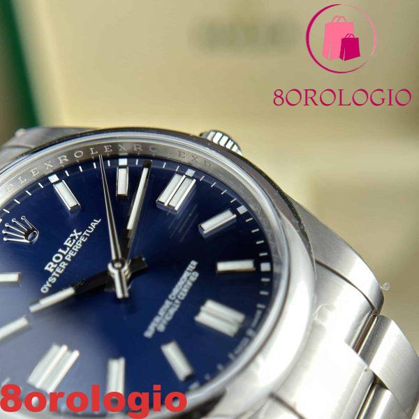 Rolex Oyster Perpetual 41 124300-0003 Quadrante Blu Replica di Alta Qualità Clean Factory Orologio - immagine 10