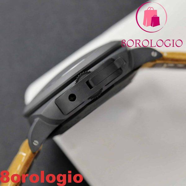 Panerai Luminor GMT Ceramica 1950 3 Days Quadrante Nero PAM441 Replica Migliore VSF 44mm Orologio - immagine 9