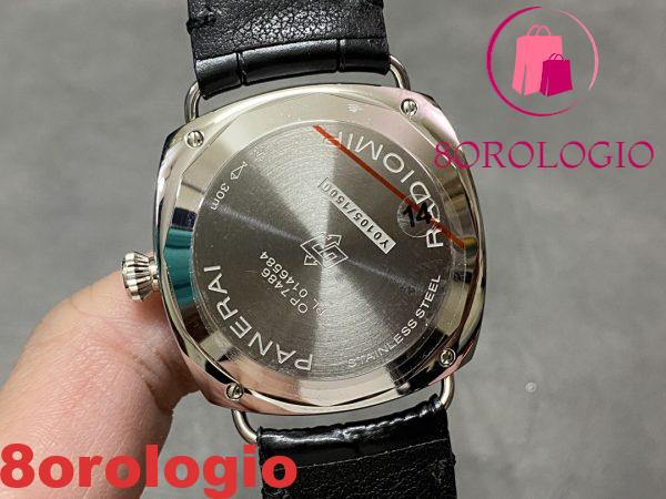 Panerai Radiomir Quaranta Replica PAM1294 Quadrante Nero Cinturino in Pelle 1:1 Super Clone VSF 40mm Orologio - immagine 7