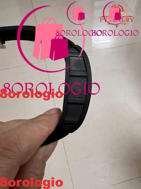 Replica su misura 1:1 Richard Mille RM055 Edizione Asia Bubba Watson squisita in fibra di carbonio NTPT movimento modificato non regolatore 42.7mm Orologio - immagine 14