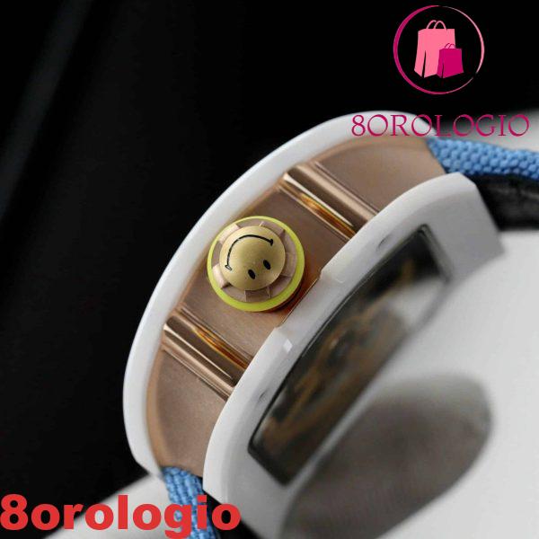 Replica Richard Mille RM 88 Automatic Tourbillon Smiley Ceramic 48.15 x 39.74 mm Orologio - immagine 8