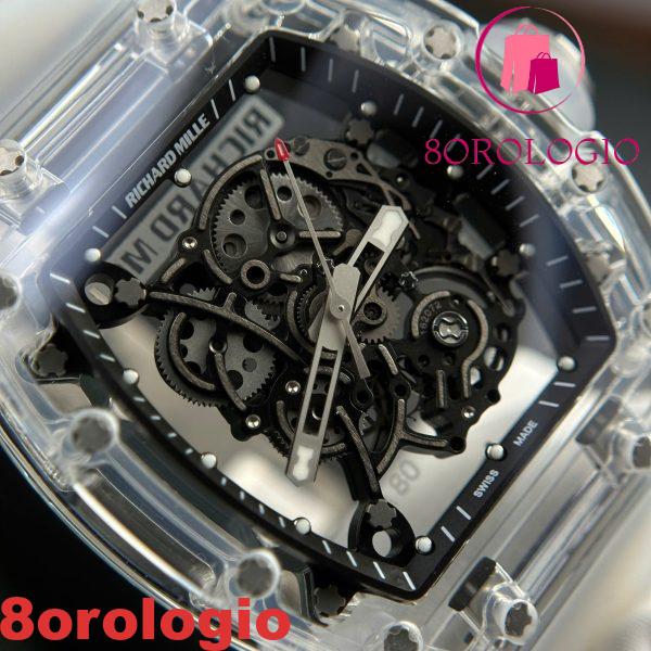 Richard Mille RM055 AET Remould Richard Mille Sapphire Migliore Replica Sonic Factory 42.7mm Orologio - immagine 10