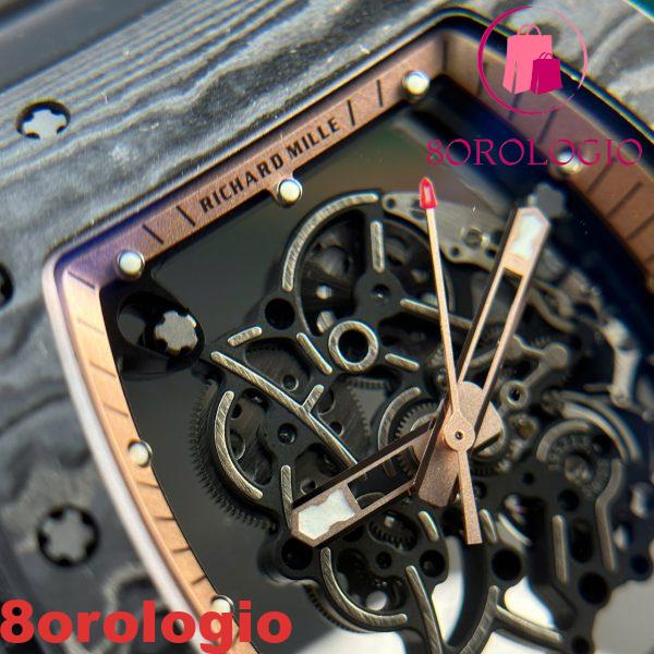 Richard Mille RM055 Asia Edition Bubba Watson Carbon TPT 1:1 Super Clone Best Replica APSF 42,7mm Orologio - immagine 12