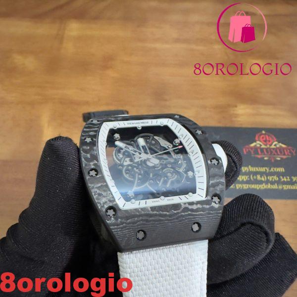 Richard Mille RM055 Bubba Watson Americas Edition Custom Made Exquisite NTPT Carbon Fiber Replica Movimento Vaucher di Qualità Esclusiva Orologio - immagine 14