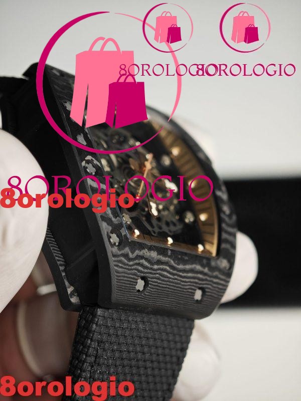 Richard Mille RM055 Bubba Watson Asia Edition Replica Custom Made NTPT Carbonio di Alta Qualità Movimento Vaucher Esclusivo Orologio - immagine 15