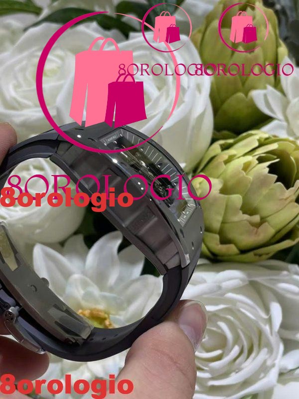 Richard Mille RM055 Titanio Tutto Grigio Edizione Limitata 1:1 Replica Custom Made Super Clone 42.7mm Orologio - immagine 7