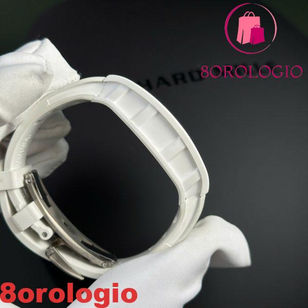 Richard Mille RM055 Ceramica Bianca Bubba Watson Asia Blue Miglior Replica BBR V3 42.7mm Orologio - immagine 9