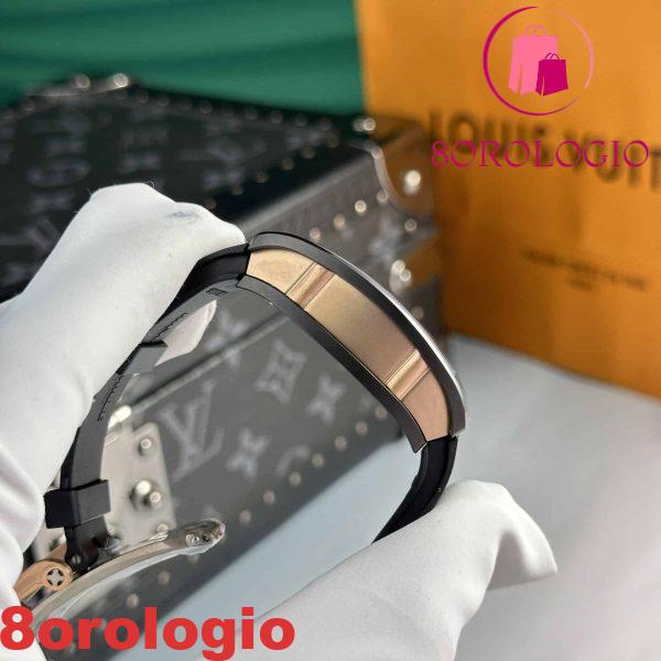 Richard Mille RM07-01 Ceramic Oro Rosa Nero Lip Migliore Replica 45.32 X 32.3mm Orologio - immagine 7