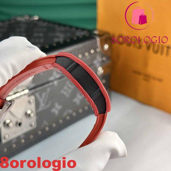 Replica di Alta Qualità Richard Mille RM07-01 Red Carbon TPT Quartz Racing Red Edizione Limitata 45.32 X 32.3mm Orologio - immagine 7
