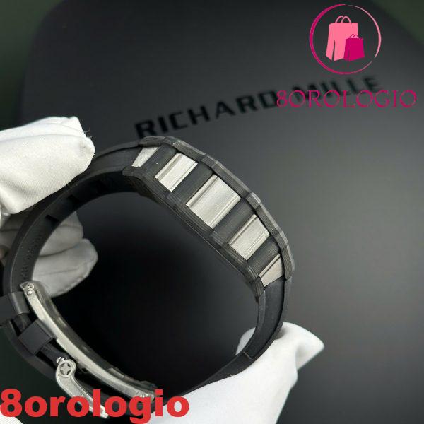 Richard Mille RM21-01 Tourbillon Aerodyne Titanium & Carbon TPT Migliore Replica 42.68mm X 50.12mm Orologio - immagine 8