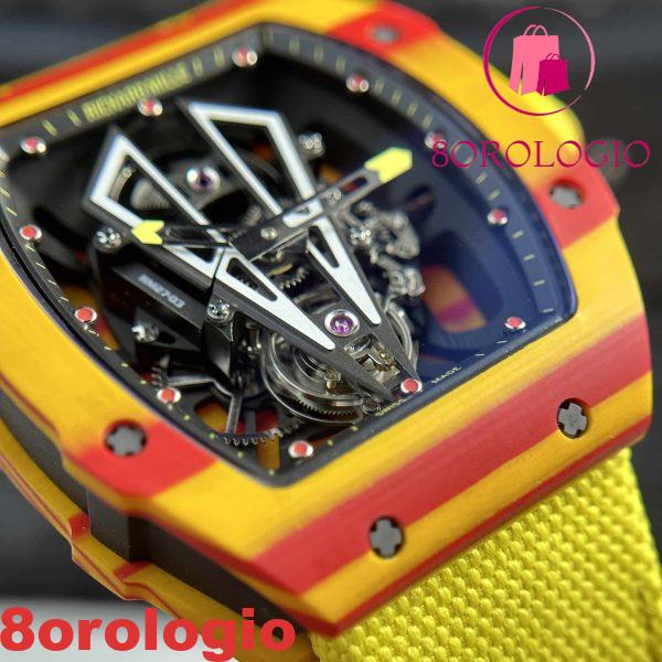 Richard Mille RM27-03 Rafael Nadal Tourbillon Carbon TPT Miglior Replica BBR 40.3mm Orologio - immagine 8