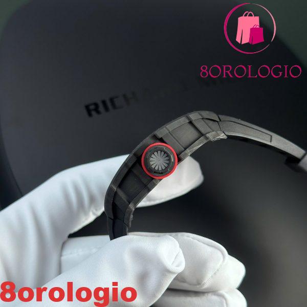 Richard Mille RM35-02 Rafael Nadal Black Carbon TPT Swiss Replica ZF 49.94mm x 44.5mm Orologio - immagine 8