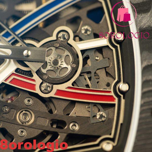 Richard Mille RM67-02 Carbon NTPT Sébastien Ogier Extra Flat Migliore Replica Super Clone 38.7 X 47.52mm Orologio - immagine 13