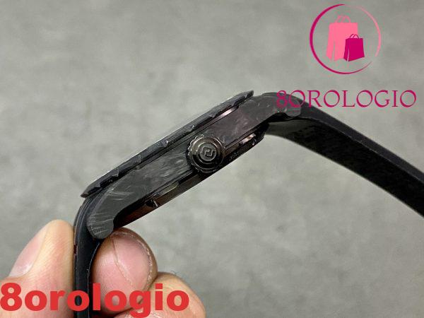 Roger Dubuis Excalibur Monotourbillon DBEX0577 Fibra di Carbonio Nera Replica BBR 1:1 42mm Orologio - immagine 7