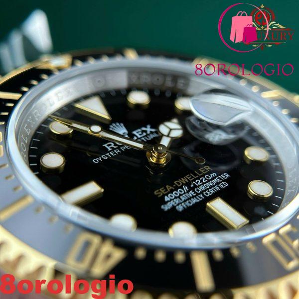 Rolex Sea-Dweller 126603-0001 Due Tono Oro Giallo Quadrante Nero Migliore Replica VS Factory 43mm Orologio - immagine 13