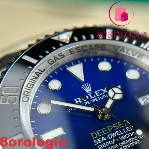 Rolex Sea-Dweller Deepsea 126660 D-Blue Dial Miglior Replica V9 Factory 44mm Orologio - immagine 14